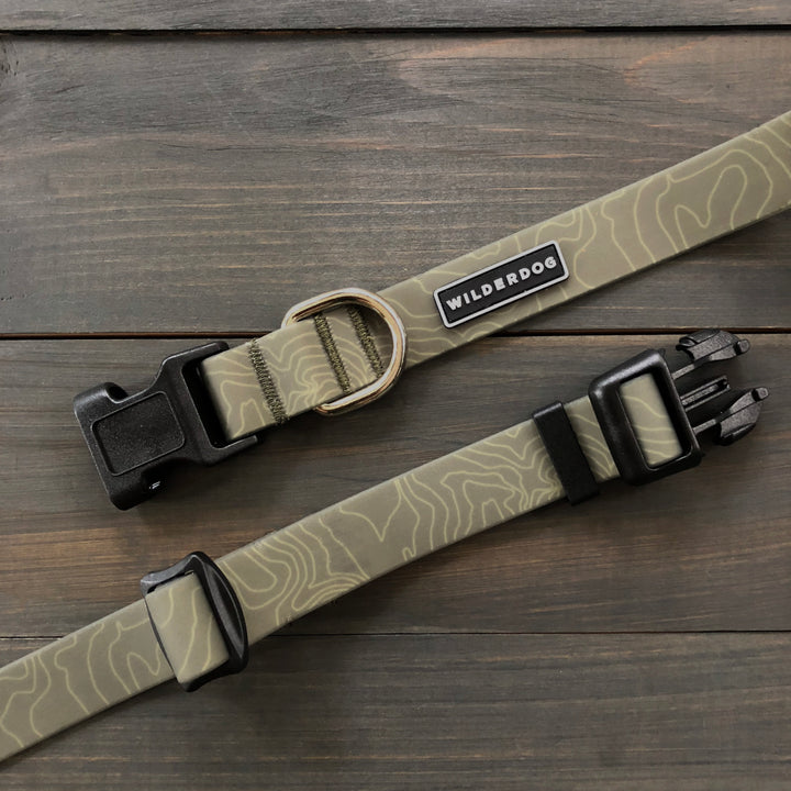 Olive Waterproof Collar Wilderdog